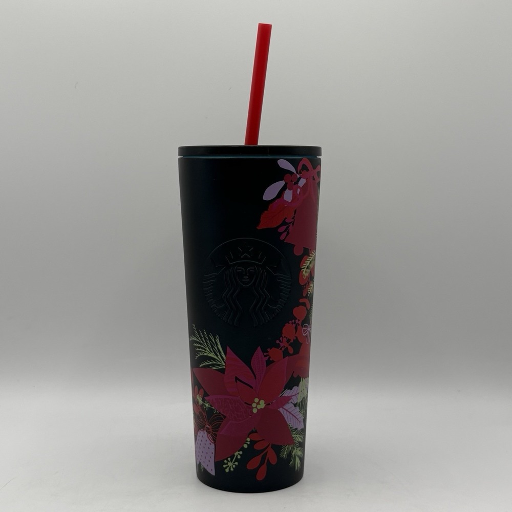 Starbucks 2021 HOLIDAY Metallic Stainless Steel Tumbler NEW Magnolia Bell